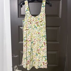 Sincerely Jules Cream Floral Midi Dress